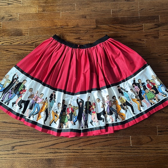 Pinup Couture Love & Rockets skirt, XL - Picture 6 of 8